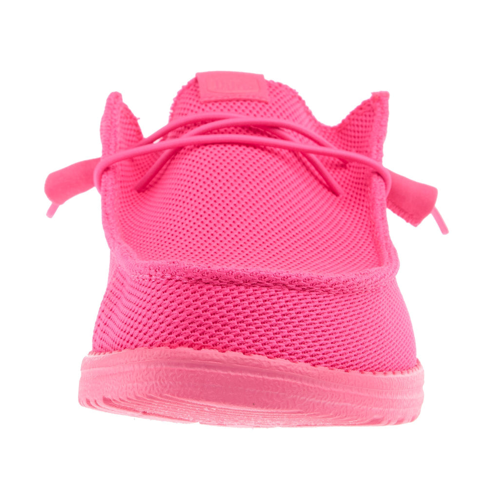 Hey Dude Men`s Wally Neon Pink Casual Shoe