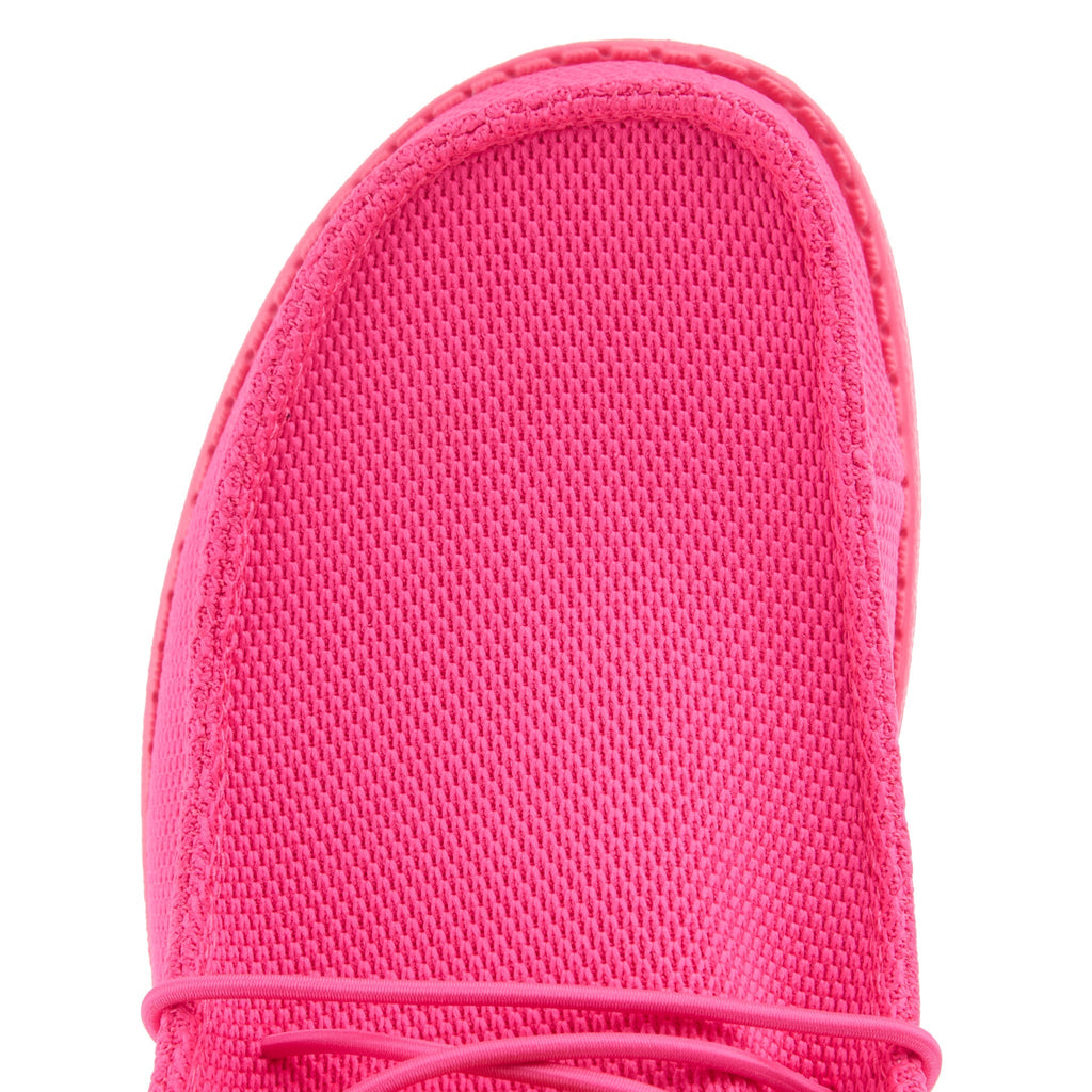 Hey Dude Men`s Wally Neon Pink Casual Shoe