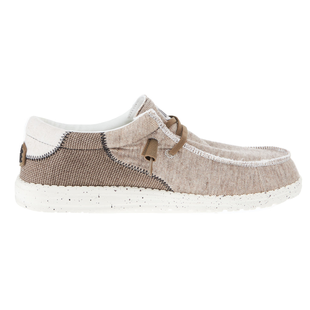 Hey Dude Men's Wally Stitch Teak Casual Shoe