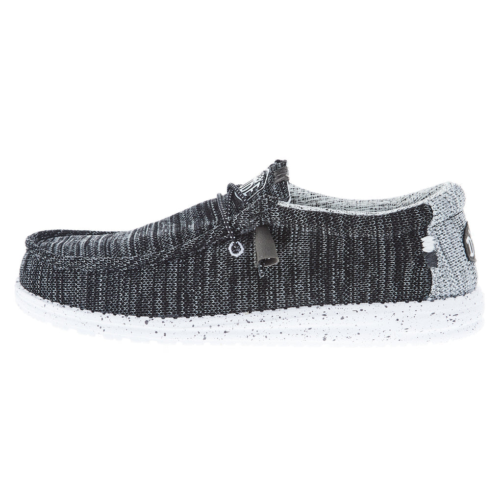 Hey Dude Men's Wally Stretch Mix Meteorite