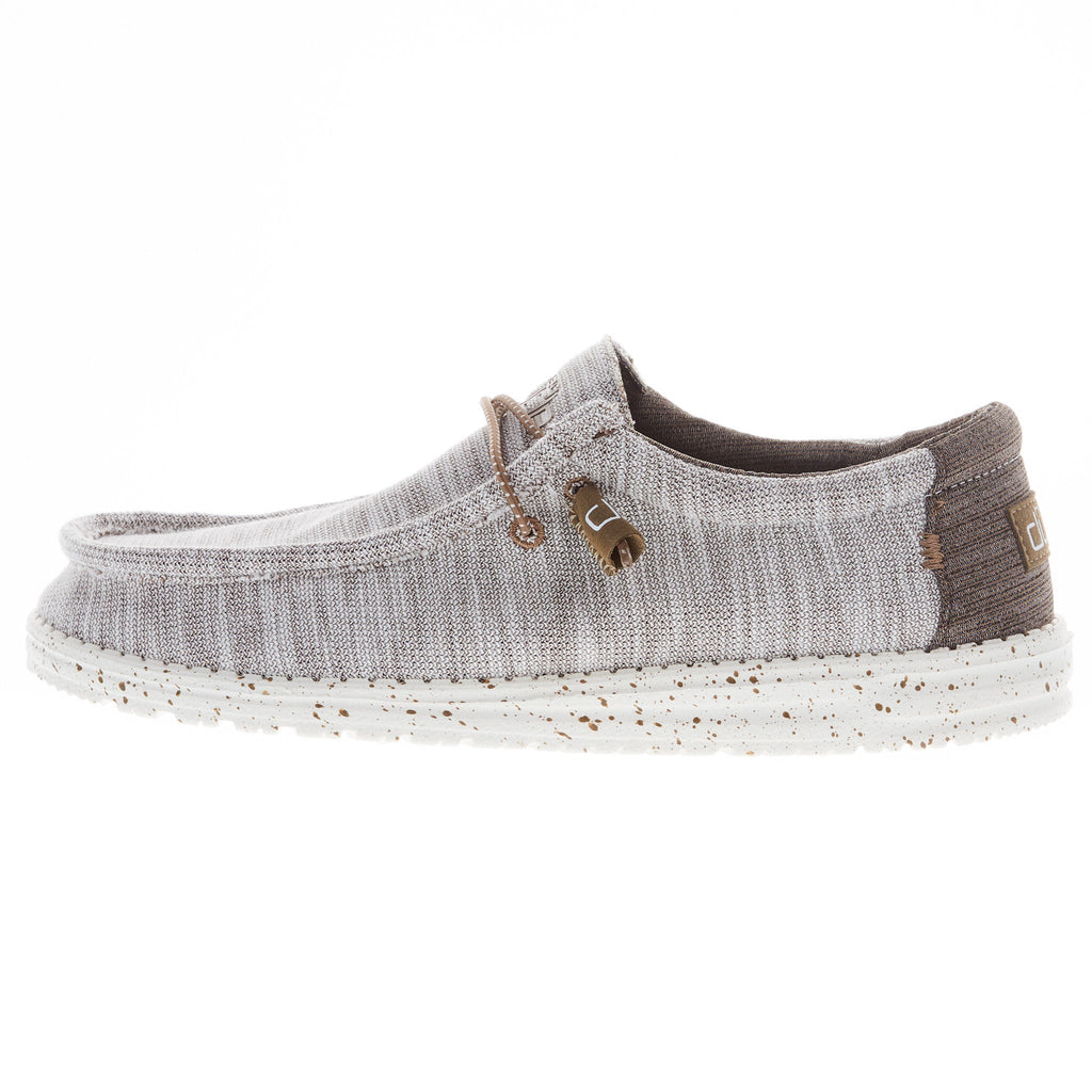 Hey Dude Men's Wally Stretch Mix Limestone Casual Shoe