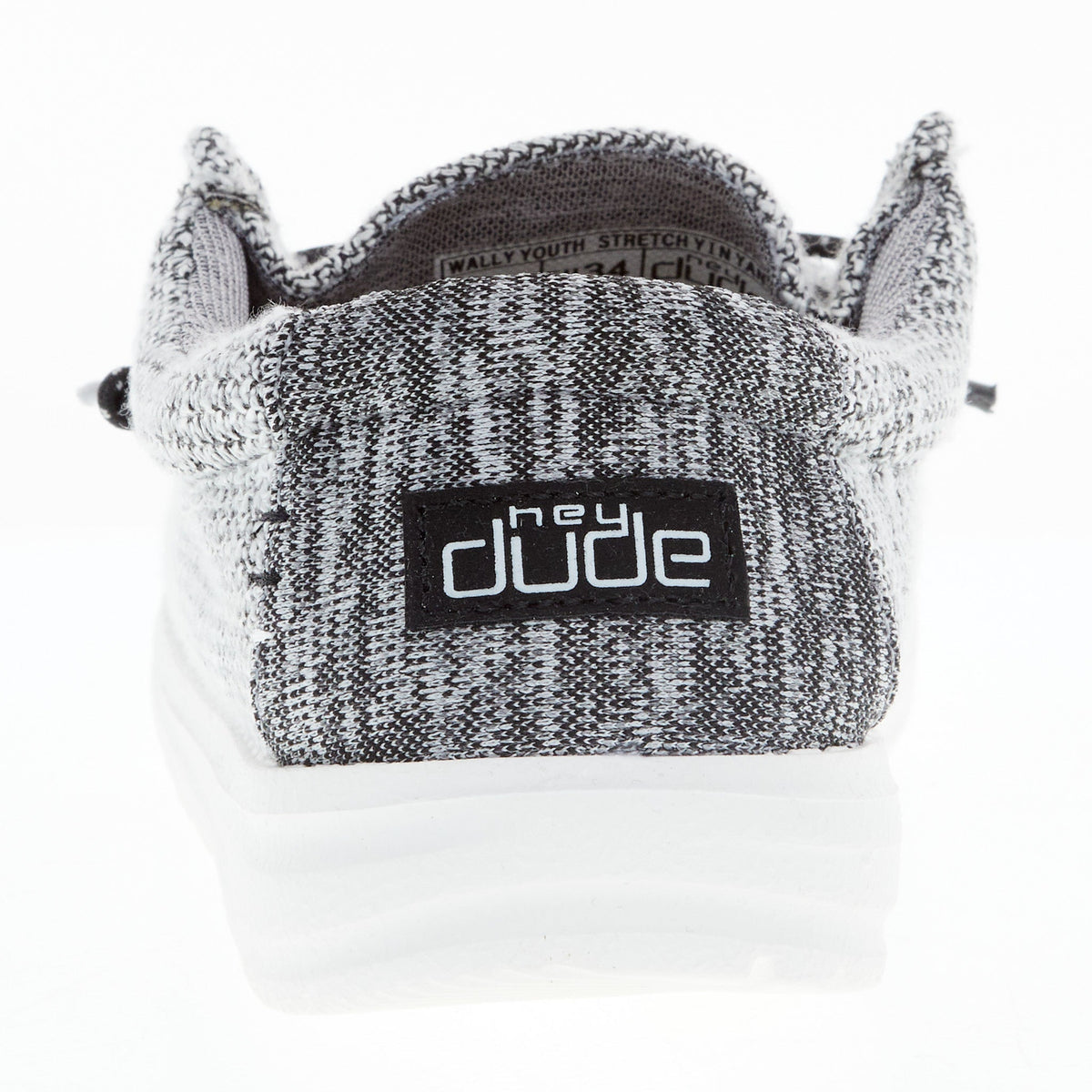 Hey Dude Youth Wally Stretch Yin Yang Casual Shoe