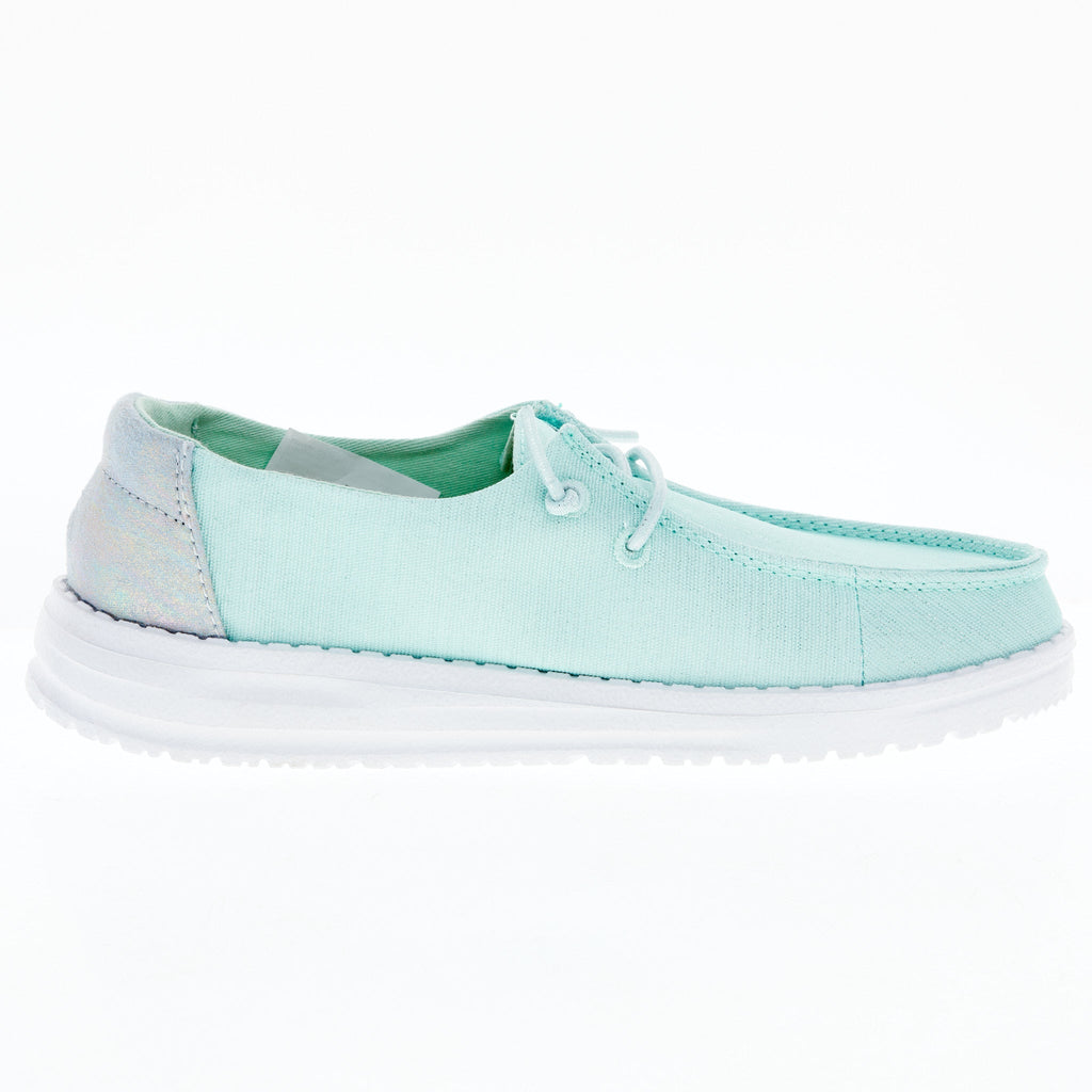 Hey Dude Youth Wendy Glitter Moon Stone Casual Shoe
