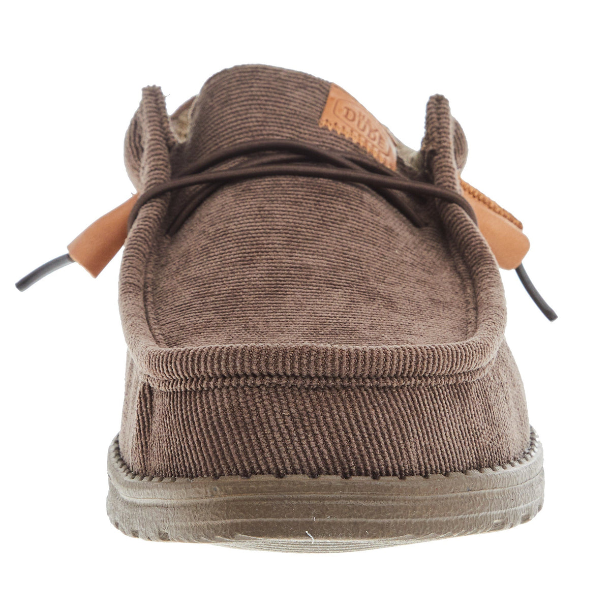 Hey Dude Men's Wally Corduroy Chocolate Casual Shoe