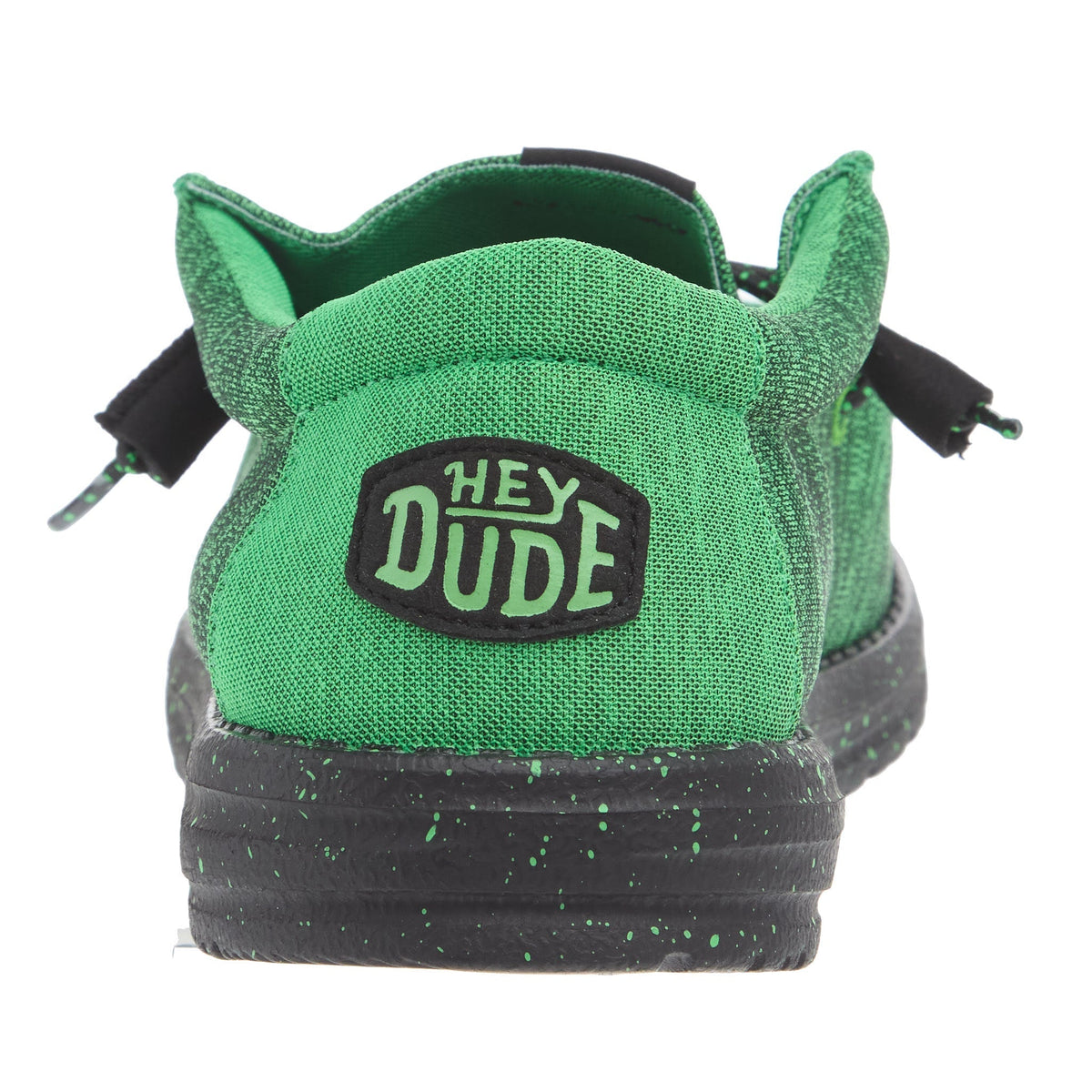 Hey Dude Men`s Green Wally Sport Knit Casual Shoe