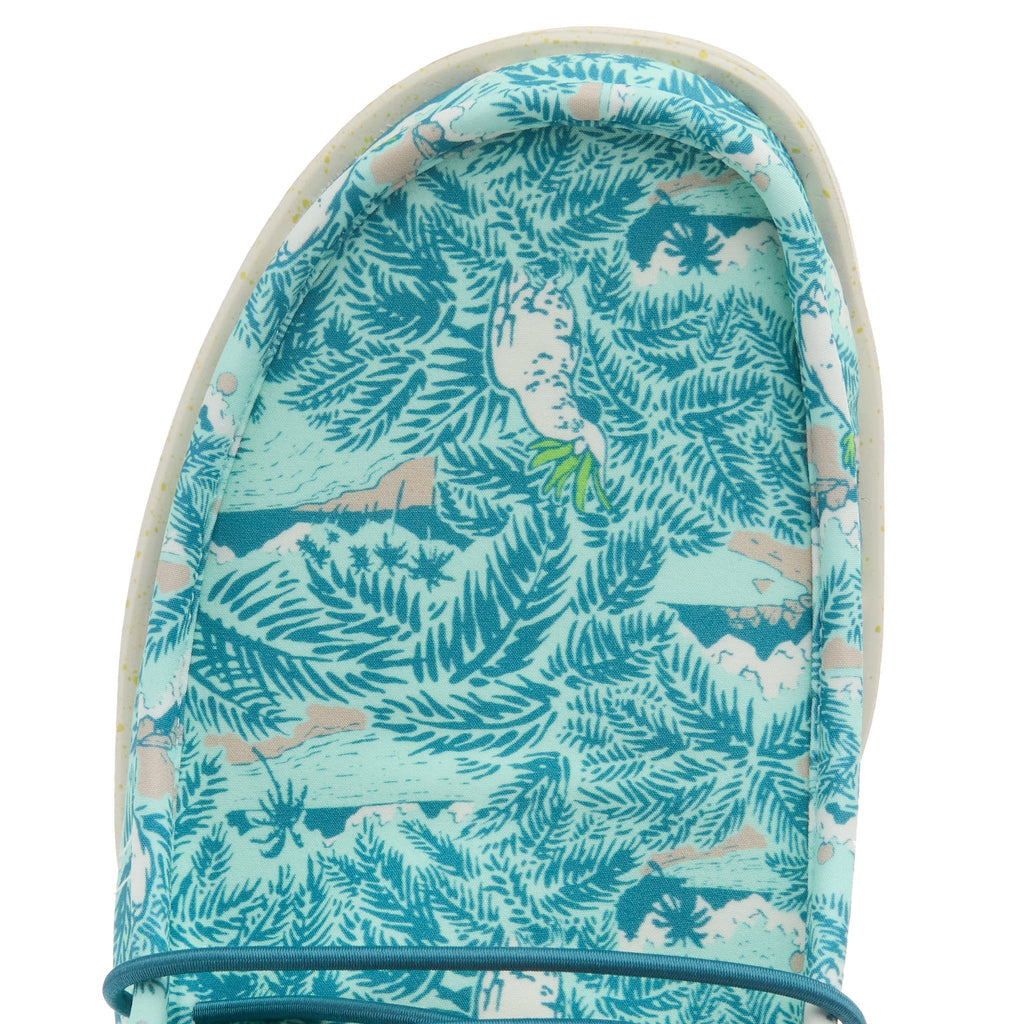 Hey Dude Men's Wally Tropical Blue Casual Shoe