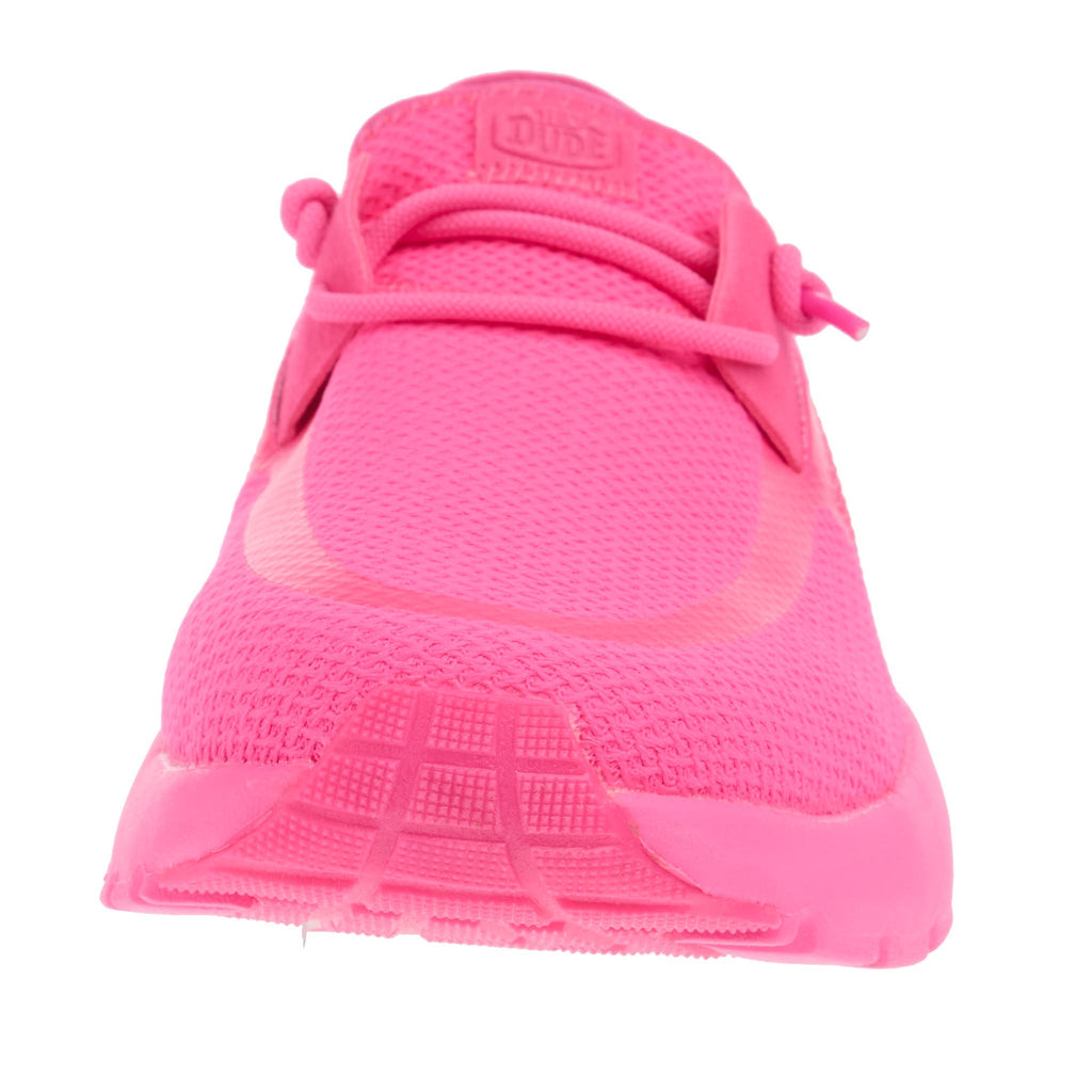 Hey Dude Women`s Electric Pink Sirocco Casual Shoe