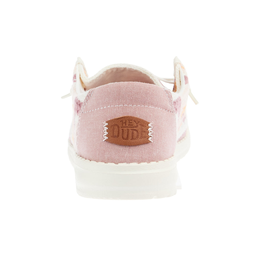 Hey Dude Women`s Petal Pink Wendy Cottage Crochet Casual