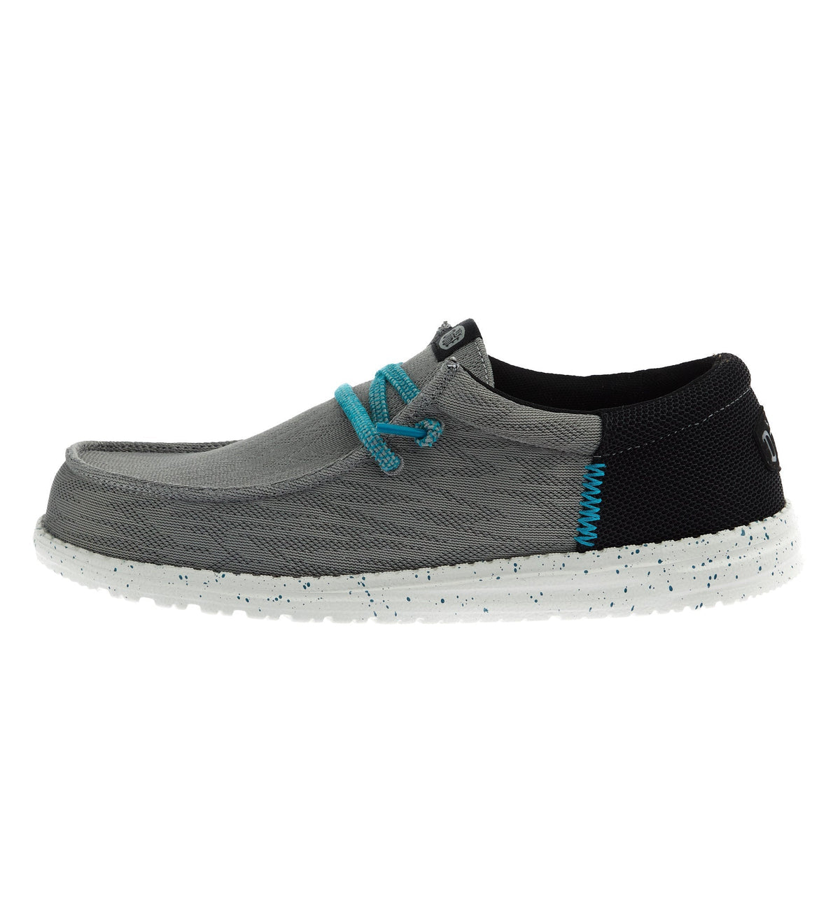 Hey Dude Men`s Moon Grey Wally Funk Casual Shoe